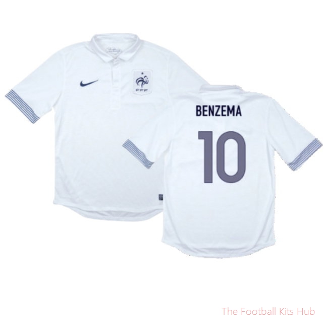 France 2012-13 Away Shirt (Excellent) (Benzema 10)-unisoccer store